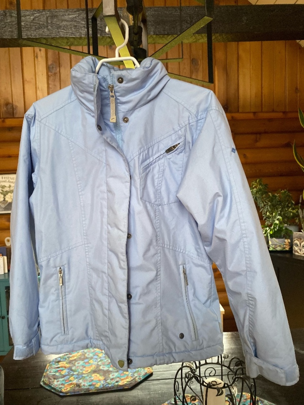 Columbia Blue Ski Jacket-Waterproof